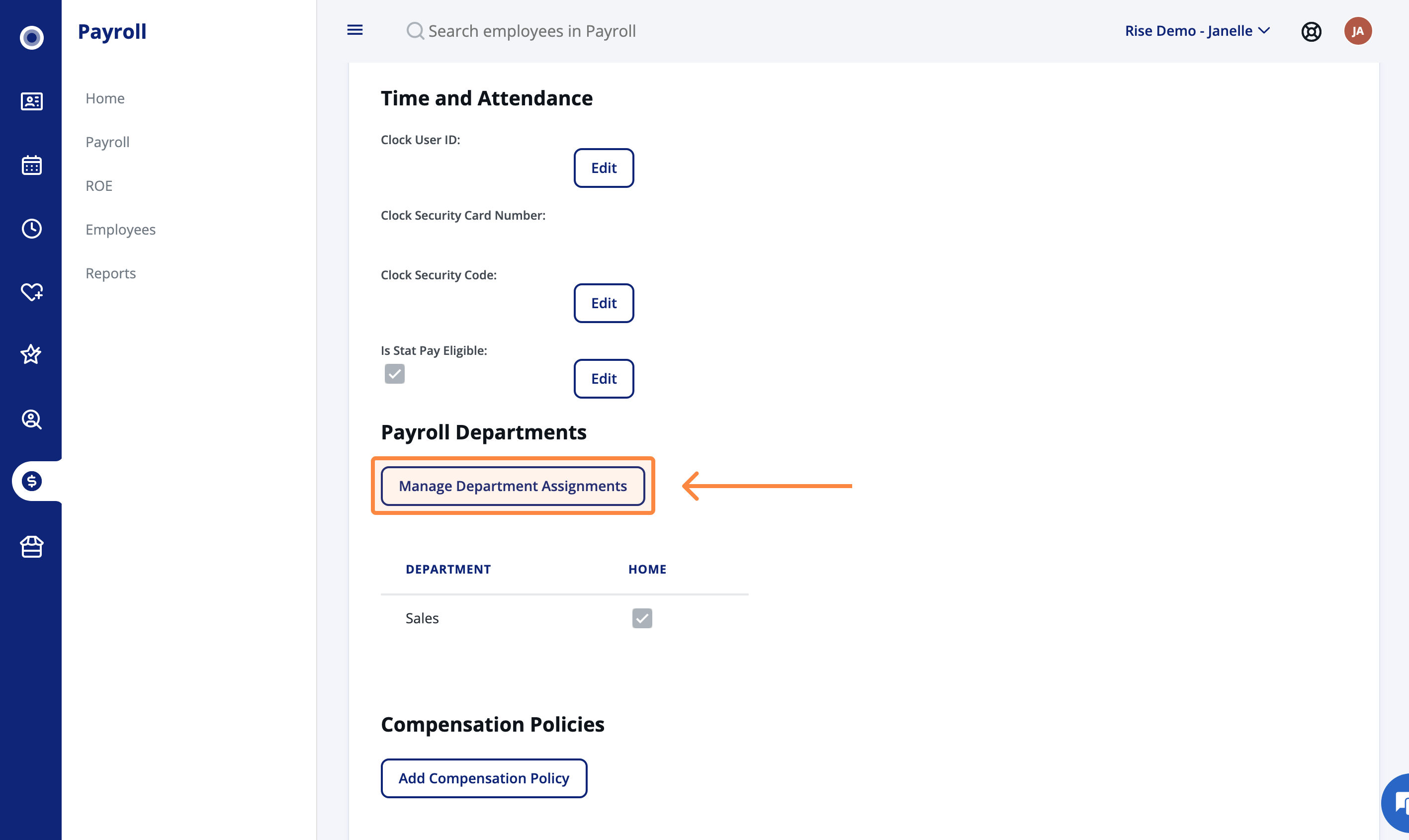 how-do-i-specify-what-departments-my-employee-works-in